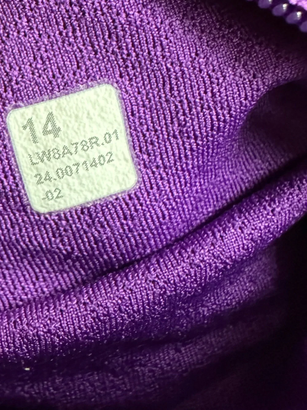 NEW Lululemon Pace Rival Tiered Skirt in Atomic Purple, size 14 - Picture 4 of 5